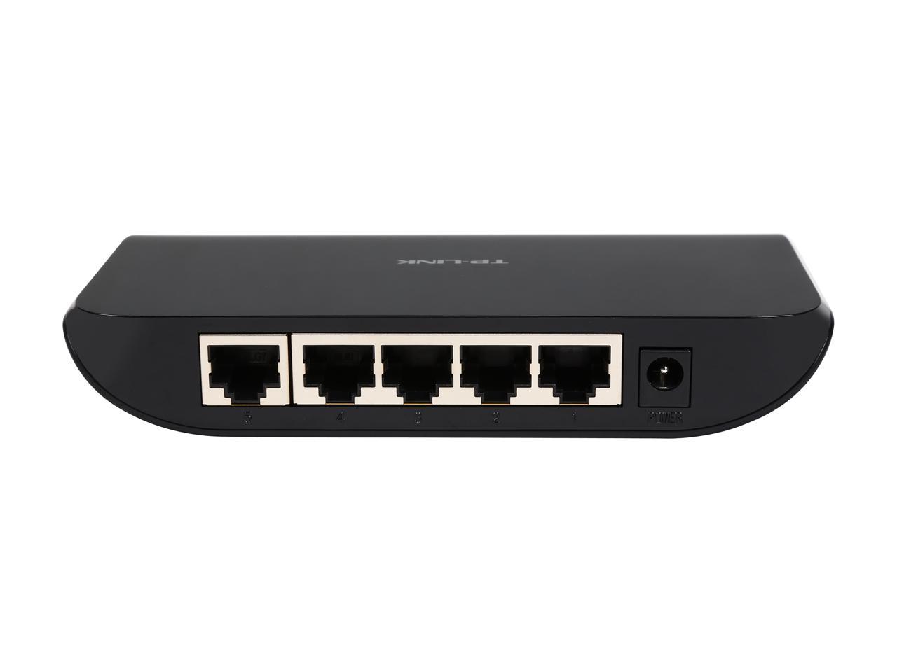 TP-LINK TL-SG1005D 10/100/1000Mbps Unmanaged 5-Port Gigabit Desktop Switch, Power-Saving