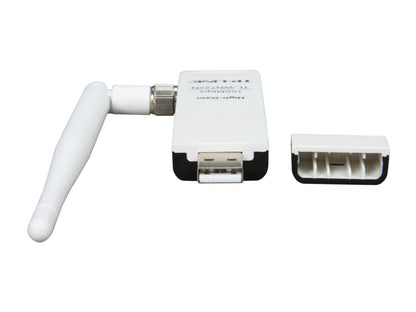 TP-LINK TL-WN722N Wireless N150 High Gain USB Adapter, 150Mbps, w/4 dBi High Gain Detachable Antenna, IEEE 802.11b/g/n, WEP, WPA/WPA2