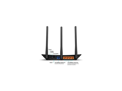 TP-LINK TL-WR940N Wireless N450 Home Router, 450 Mbps, 3 External Antennas, IP QoS, WPS Button