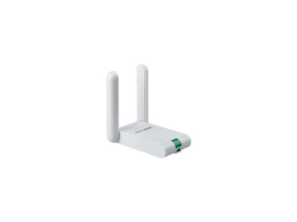 TP-LINK TL-WN822N Wireless N300 High Gain USB Adapter, 300 Mbps, Dual 3dBi External Antennas, w/ WPS Button, IEEE 802.1b/g/n, WEP / WPA / WPA2, Plug & Play in Windows 10 (32 bit & 64 bit)
