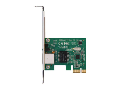 TP-Link 10/100/1000Mbps Gigabit Ethernet PCI Express, PCIE Network Adapter / Network Card / Ethernet Card for PC, Win10 supported (TG-3468)