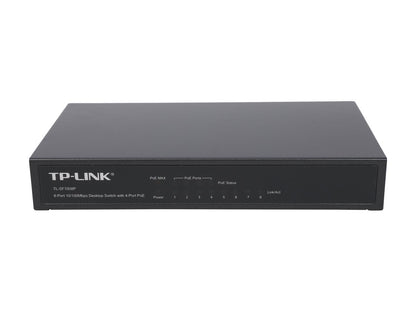 TP-LINK TL-SF1008P 10/100Mbps 8-Port PoE Switch, 4 PoE Ports, Metal case