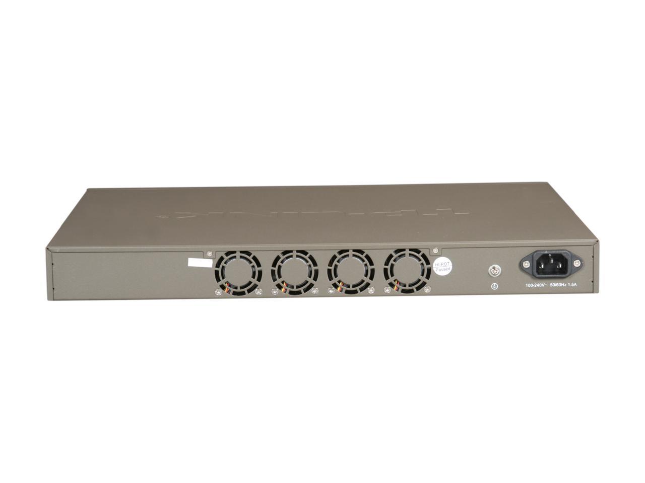 TP-Link 48 Port Gigabit Ethernet Switch | Plug and Play | Sturdy Metal w/ Shielded Ports | Rackmount | Fanless | Lifetime Protection | Traffic Optimization | Unmanaged (TL-SG1048)