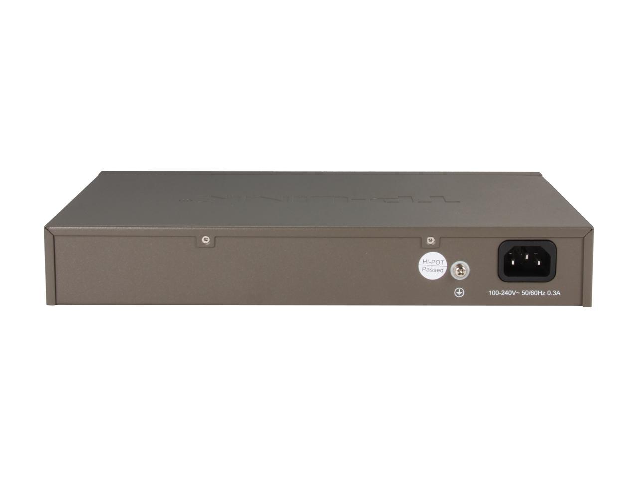 TP-LINK TL-SF1024D 10/100M 24-Port Unmanaged Switch, Metal Case, Desktop Design, Power-saving