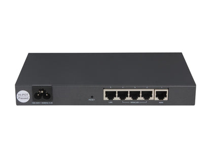 TP-Link TL-R470T+ Load Balance Broadband Router 1 x 10/100Mbps WAN Ports 1 x Fixed LAN, 3 x Changeable WAN/LAN LAN Ports