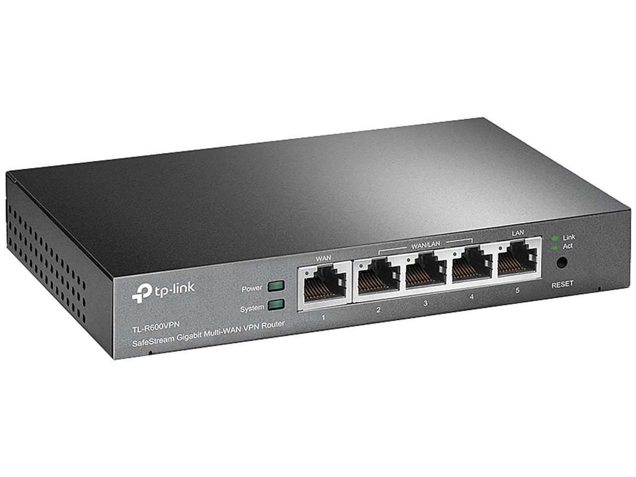 TP-Link TL-R600VPN SafeStream Gigabit Multi-WAN Desktop VPN Router
