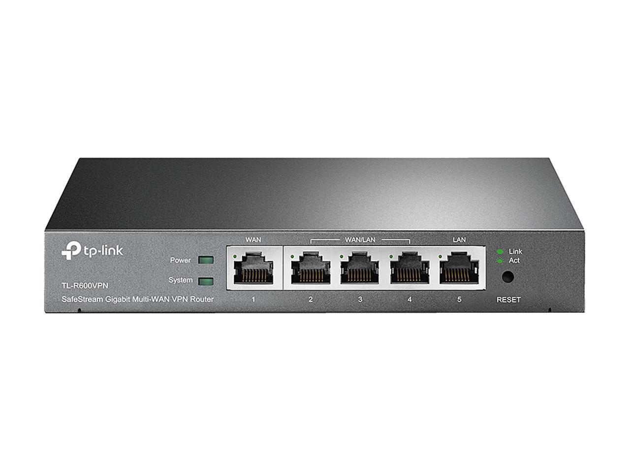 TP-Link TL-R600VPN SafeStream Gigabit Multi-WAN Desktop VPN Router