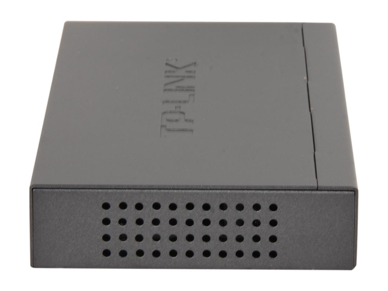 TP-Link 8 Port Poe Gigabit Switch | 4 Port Poe 55W | 802.3AF Compliant | Shielded Ports | Traffic Optimization | Plug and Play | Sturdy Metal (TL-SG1008P), Black