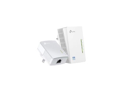 TP-Link AV600 Powerline WiFi Extender - Powerline Adapter with N300 WiFi, Power Saving, Ethernet over Power(TL-WPA4220 KIT)