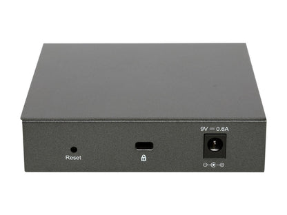 TP-Link 5 Port Gigabit Switch | Easy Smart Managed | Plug & Play | Desktop/Wall-Mount | Sturdy Metal w/ Shielded Ports | Support QoS, Vlan, IGMP and Link Aggregation (TL-SG105E)