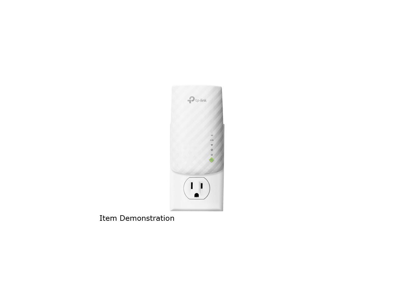 TP-LINK RE200 AC750 Universal Wireless Dual Band Range Extender (Wall Plug)