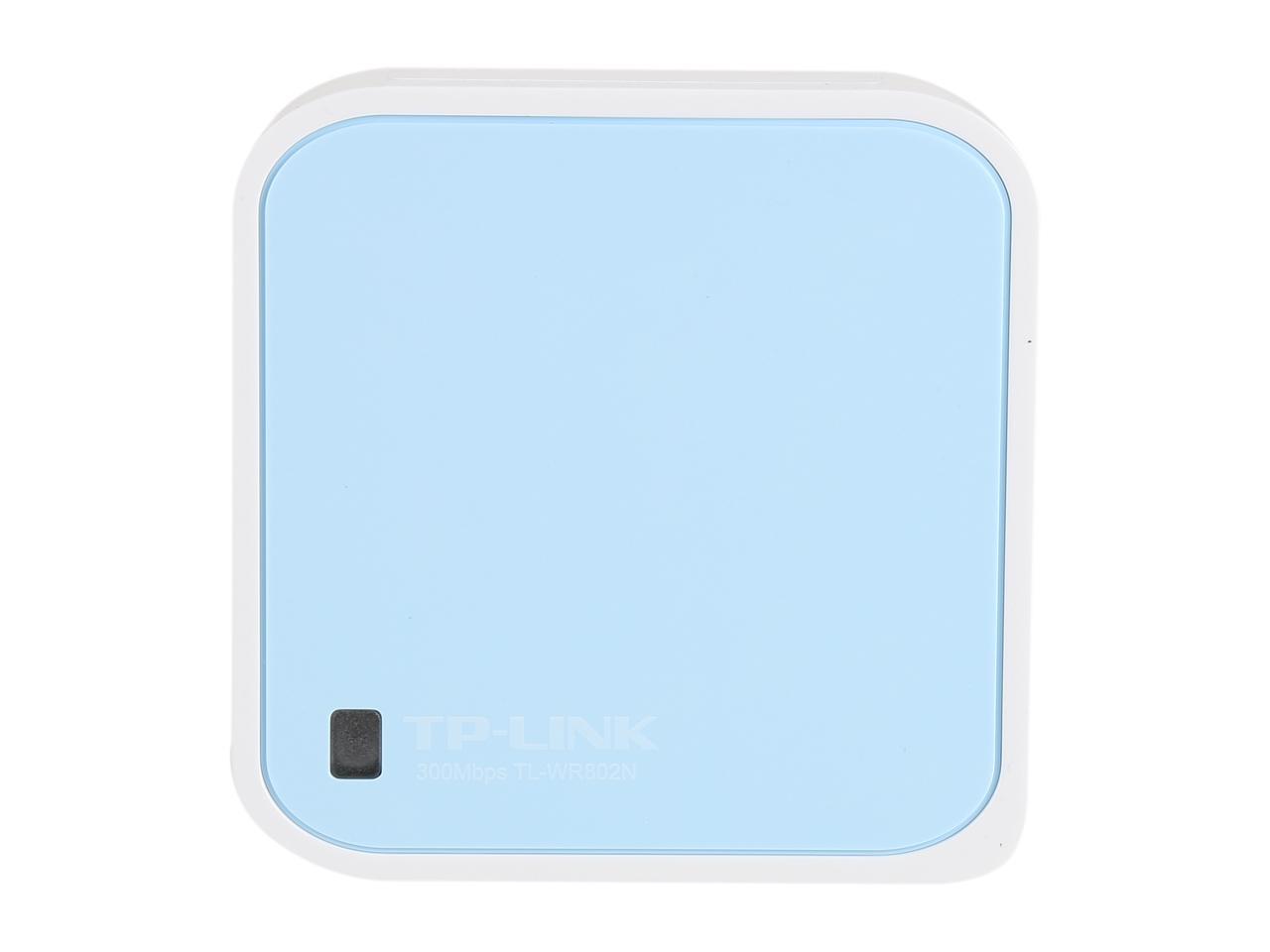 TP-LINK TL-WR802N N300 Wireless N Nano Router, Repeater, Client, AP, and Hotspot 5-In-1 Mode