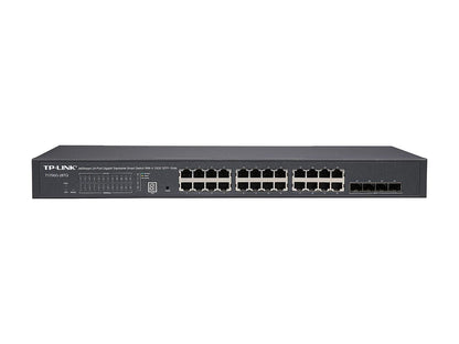 TP-LINK T1700G-28TQ JetStream 24-Port Gigabit Stackable Smart Switch with 4 10GE SFP+ Slots