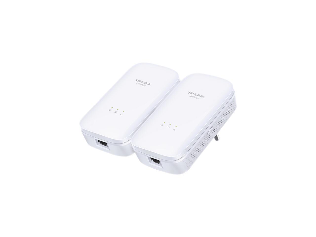 TP-Link AV1200 Powerline Ethernet Adapter - Gigabit Port, Plug&Play, Power Saving(TL-PA8010 KIT)