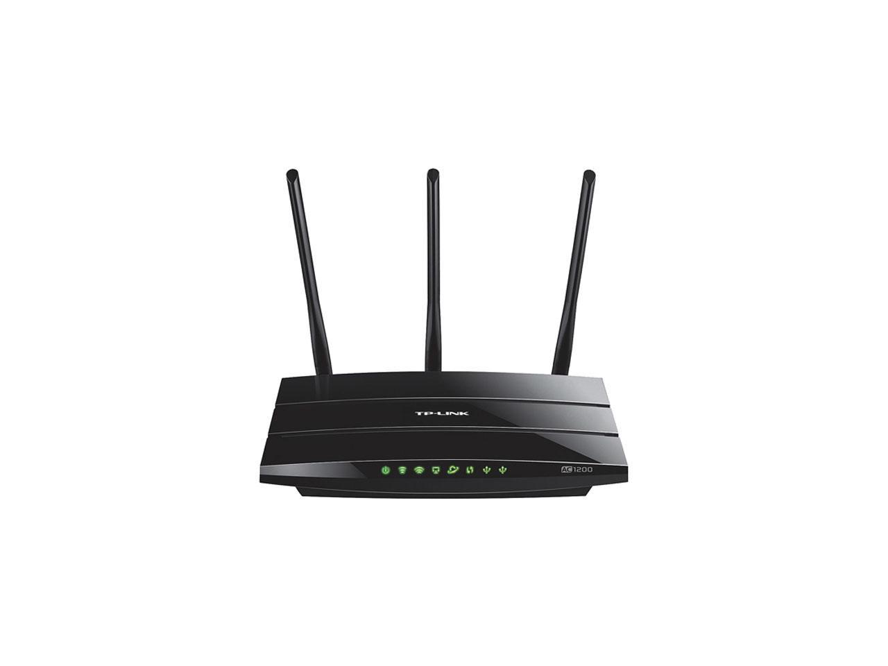 TP-LINK Archer C1200 Dual Band Wireless AC1200 Gigabit Router, Three Antennas, One USB ports