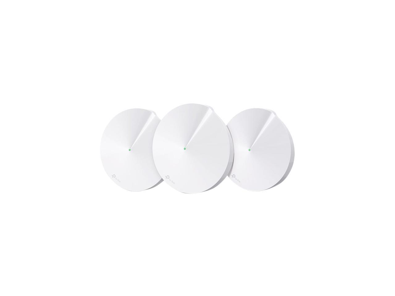 TP-Link Deco M5 Whole Home Mesh Wi-Fi System | Antivirus Security Protection and Parental Controls | Up to 4,500 sq. ft. Coverage | Works with Alexa and IFTTT | 3-Pack