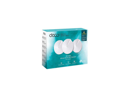 TP-Link Deco M5 Whole Home Mesh Wi-Fi System | Antivirus Security Protection and Parental Controls | Up to 4,500 sq. ft. Coverage | Works with Alexa and IFTTT | 3-Pack