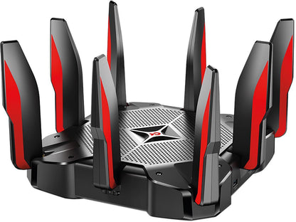 TP-LINK AC5400 MU-MIMO Tri-Band Wi-Fi Router with Comprehensive Network Security for Gaming and Entertainment (Archer C5400X)