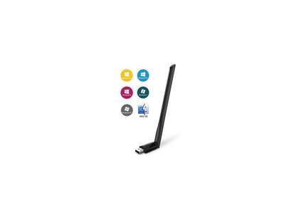 TP-Link ARCHER T2U PLUS AC600 High Gain Wireless Dual Band USB Adapter IEEE 802.11b/g/n 2.4 GHz, IEEE 802.11a/n/ac 5 GHz USB 2.0 600 Mbps (200 Mbps on 2.4 GHz, 433 Mbps on 5 GHz) Wireless Data Rates