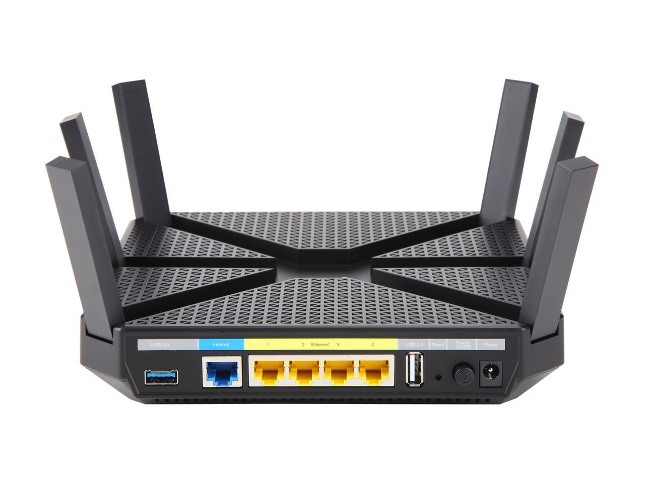 TP-Link AC4000 Smart WiFi Router - Tri Band Router, MU-MIMO, VPN Server, Advanced Security by Homecare, Beamforming, Link Aggregation, Rangeboost, Works with Alexa(Archer A20)