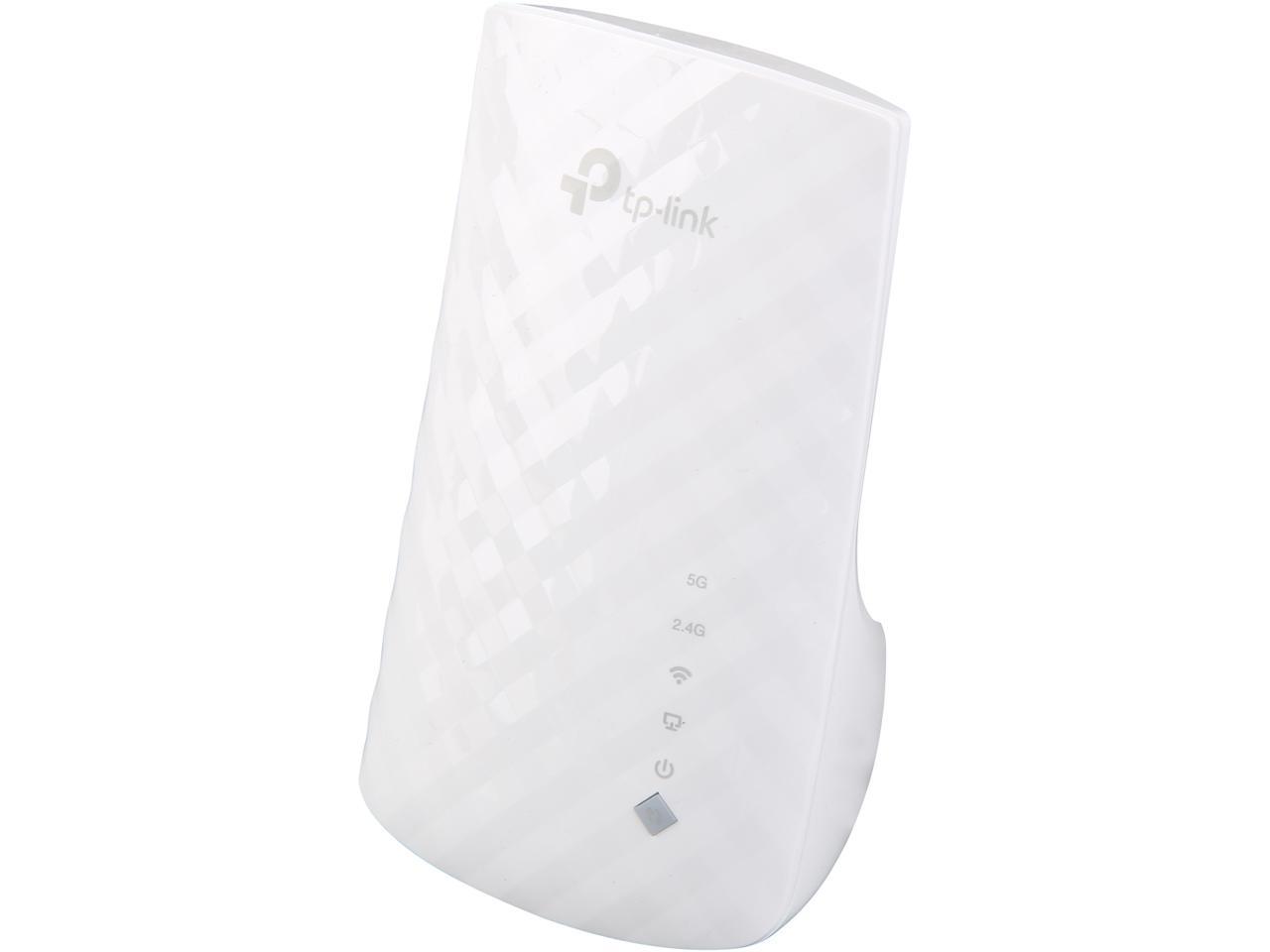TP-Link | AC750 WiFi Range Extender - Dual Band Cloud App Control | 2019 Release | Up to 750Mbps | One Button Setup Repeater, Internet Booster, Access Point | Smart Home & Alexa Devices (RE220)