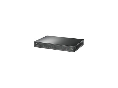 TP-Link 8 Port Gigabit PoE Switch | 8 PoE+ Ports @63W, w/ 1 Gigabit Port and 1 SFP Slot | Desktop | Plug & Play | Support QoS and IGMP (TL-SG1210P)