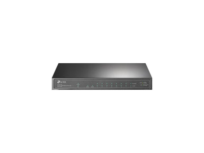 TP-Link 8 Port Gigabit PoE Switch | 8 PoE+ Ports @63W, w/ 1 Gigabit Port and 1 SFP Slot | Desktop | Plug & Play | Support QoS and IGMP (TL-SG1210P)