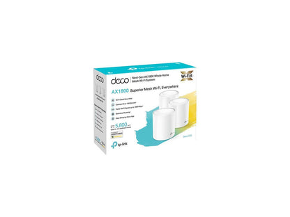 TP-Link Deco X20(3-pack) AX1800 Whole Home Mesh Wi-Fi System White