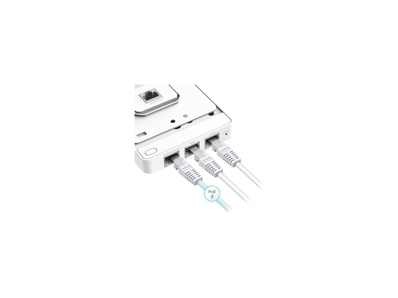 TP-Link EAP235-Wall Omada AC1200 Wireless MU-MIMO Gigabit Wall Plate Access Point