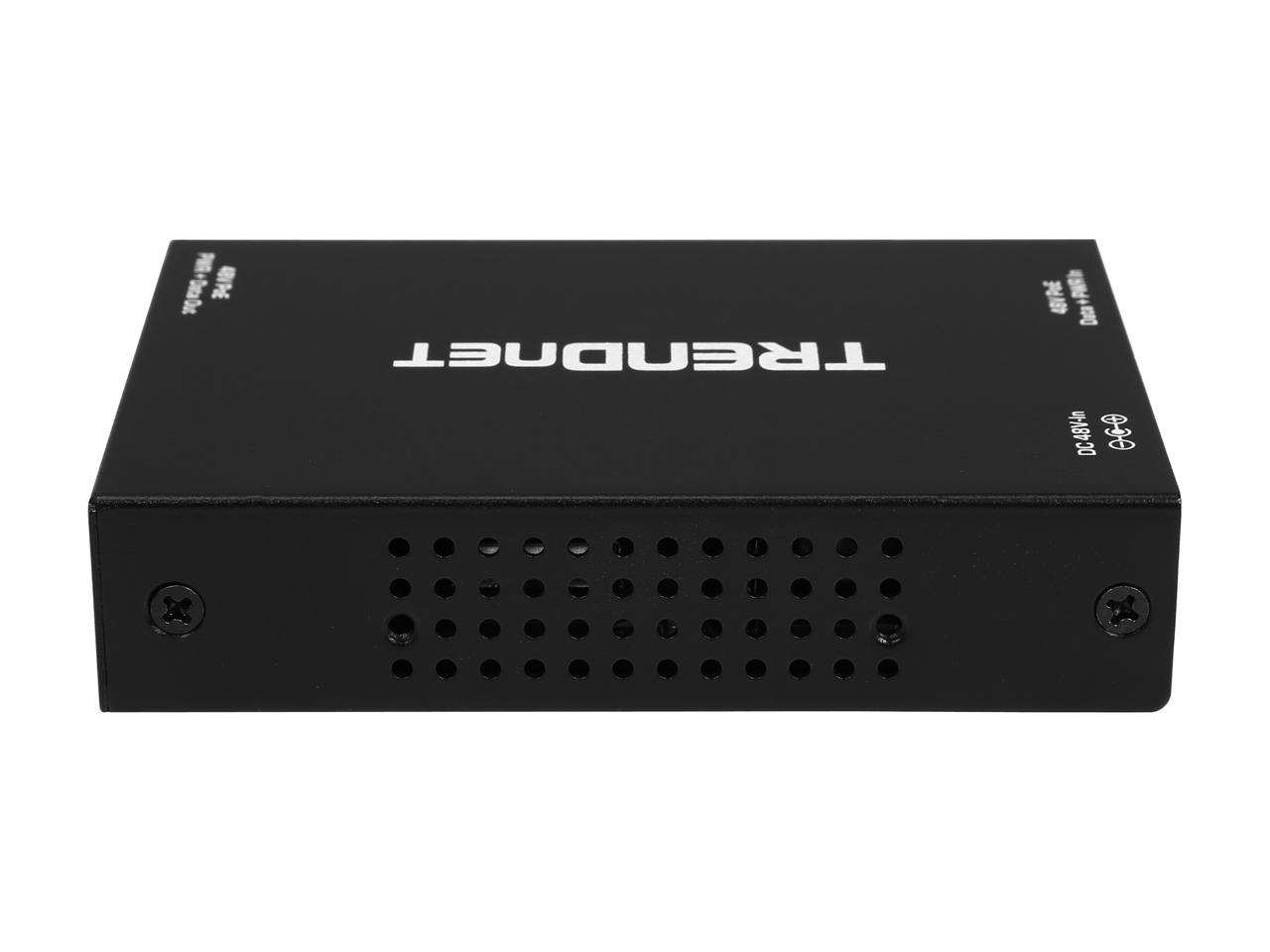TRENDnet TPE-E100 1-port 10/100/1000Mbps PoE+ / PoE Repeater