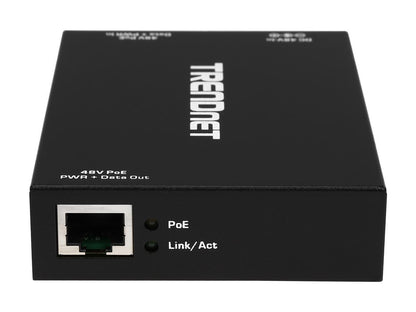 TRENDnet TPE-E100 1-port 10/100/1000Mbps PoE+ / PoE Repeater