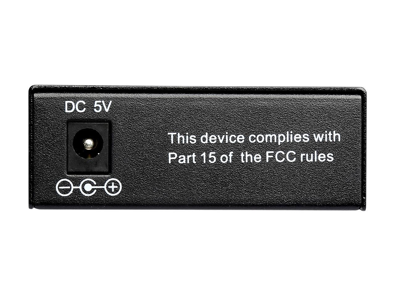 Tripp Lite Fiber Optic - 10/100/1000 to 1000BaseLX SC Gigabit Multimode Media Converter, 2km, 1310nm (N785-001-SC)