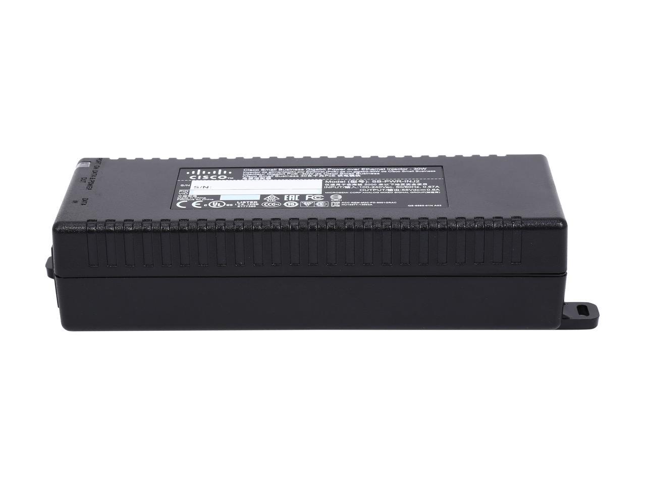 Cisco Small Business SB-PWR-INJ2-NA Gigabit Power over Ethernet Injector-30W