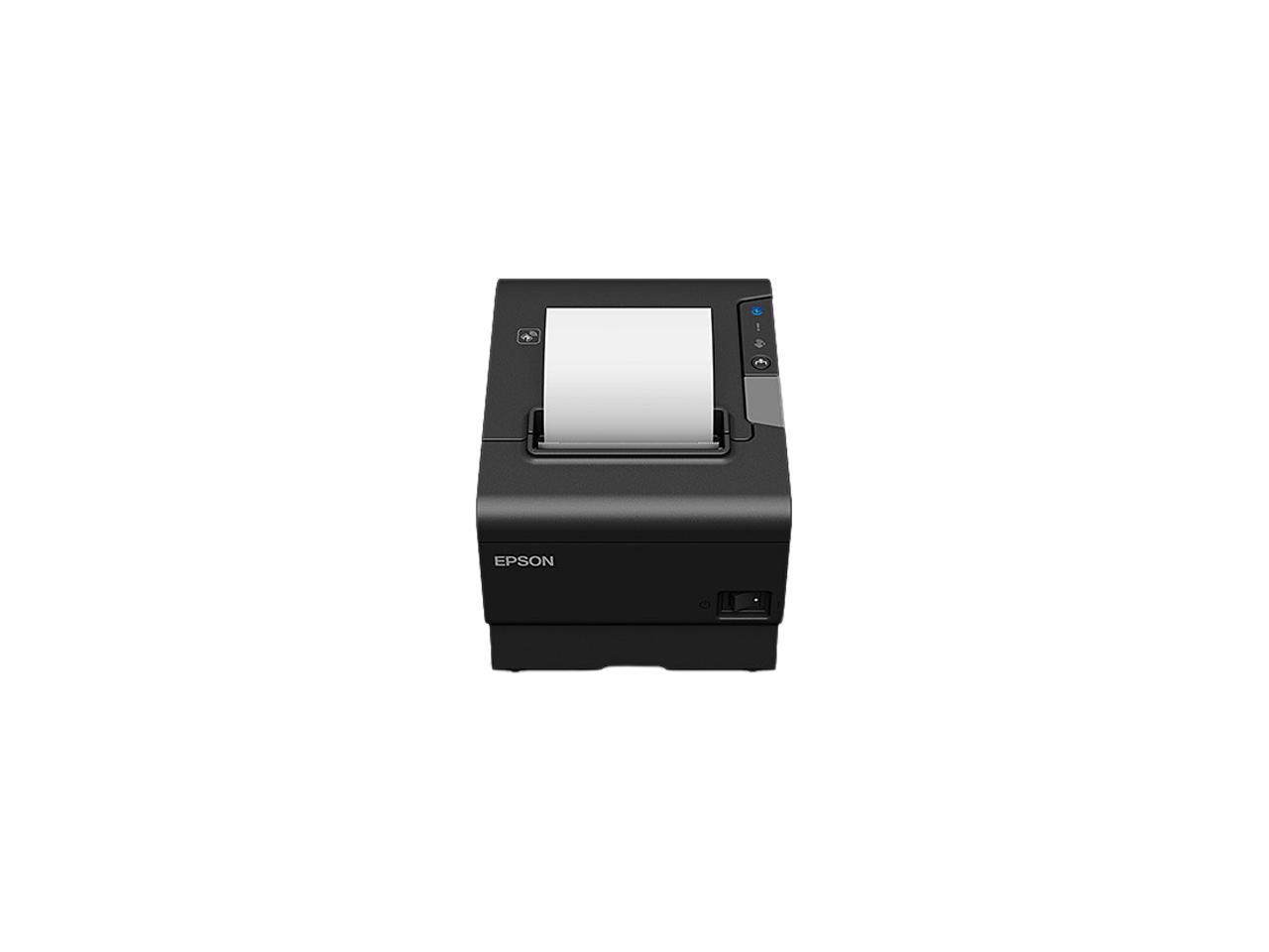Epson OmniLink TM-T88VI-i Intelligent Thermal Receipt Printer, Serial, 4 USB Ports, Cloud Enabled, Black - C31CE94731