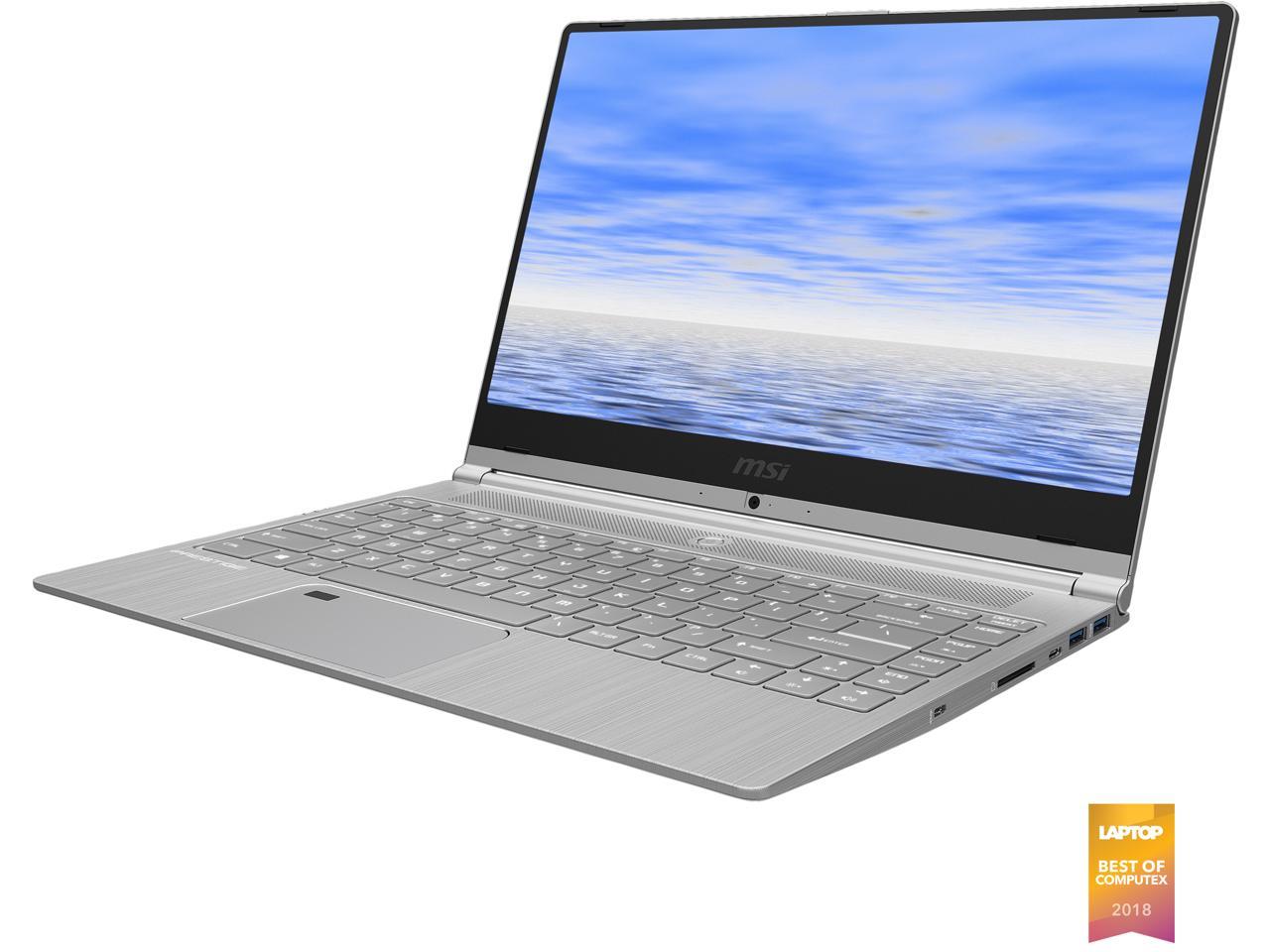 MSI Laptop PS42 8RB-060 Intel Core i5 8th Gen 8250U (1.60 GHz) 8 GB Memory 512 GB M.2 SATA SSD NVIDIA GeForce MX150 14.0" Windows 10 Pro 64-Bit