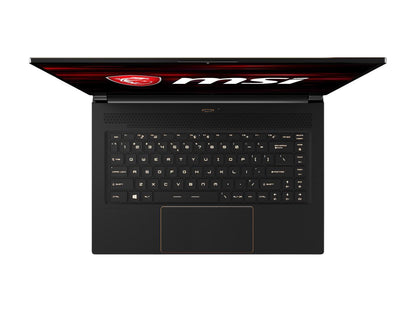 MSI GS Series GS65 Stealth-483 15.6" 240 Hz IPS Intel Core i7 9th Gen 9750H (2.60 GHz) NVIDIA GeForce RTX 2060 16 GB Memory 512 GB NVMe SSD Windows 10 Pro 64-bit Gaming Laptop