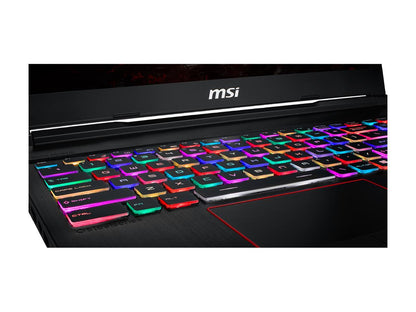 MSI GE Series GE63 Raider RGB-499 15.6" 144 Hz IPS Intel Core i7 9th Gen 9750H (2.60 GHz) NVIDIA GeForce RTX 2080 32 GB Memory 512 GB NVMe SSD Windows 10 Home 64-bit Gaming Laptop