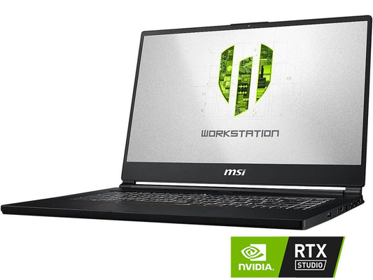 MSI WS Series WS65 9TL-685 Mobile Workstation Intel Core i9 9th Gen 9880H (2.30 GHz) 32 GB Memory 1 TB NVMe SSD NVIDIA Quadro RTX 4000 15.6" Windows 10 Pro 64-bit