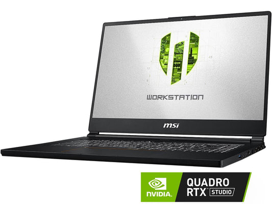 MSI WS Series WS65 9TK-688 Mobile Workstation Intel Core i7 9th Gen 9750H (2.60 GHz) 32 GB Memory 512 GB NVMe SSD NVIDIA Quadro RTX 3000 15.6" Windows 10 Pro 64-bit