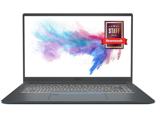 MSI Laptop Prestige 15 A10SC-011 Intel Core i7 10th Gen 10710U (1.10 GHz) 16 GB Memory 512 GB NVMe SSD NVIDIA GeForce GTX 1650 15.6" Windows 10 Pro 64-bit