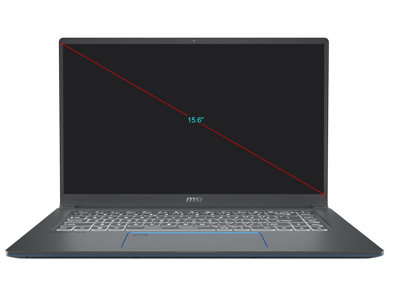 MSI Laptop Prestige 15 A10SC-011 Intel Core i7 10th Gen 10710U (1.10 GHz) 16 GB Memory 512 GB NVMe SSD NVIDIA GeForce GTX 1650 15.6" Windows 10 Pro 64-bit