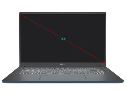 MSI Laptop Prestige 15 A10SC-011 Intel Core i7 10th Gen 10710U (1.10 GHz) 16 GB Memory 512 GB NVMe SSD NVIDIA GeForce GTX 1650 15.6" Windows 10 Pro 64-bit