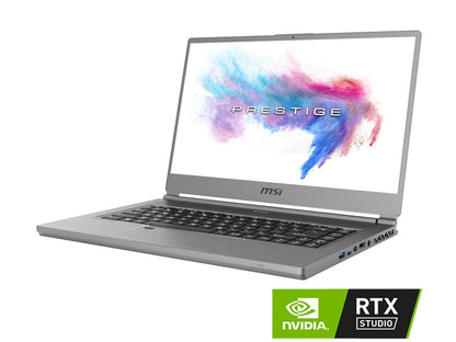 MSI Laptop P Series P65 Creator-253 Intel Core i7 8th Gen 8750H (2.20 GHz) 32 GB Memory 512 GB NVMe SSD NVIDIA GeForce RTX 2070 Max-Q 15.6" Windows 10 Pro 64-bit
