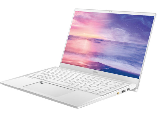 MSI Laptop Prestige 14 A10SC-051 Intel Core i7 10th Gen 10710U (1.10 GHz) 16 GB Memory 512 GB NVMe SSD NVIDIA GeForce GTX 1650 Max-Q 14.0" Windows 10 Pro 64-bit