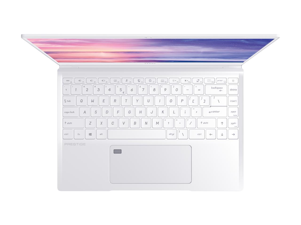 MSI Laptop Prestige 14 A10SC-051 Intel Core i7 10th Gen 10710U (1.10 GHz) 16 GB Memory 512 GB NVMe SSD NVIDIA GeForce GTX 1650 Max-Q 14.0" Windows 10 Pro 64-bit