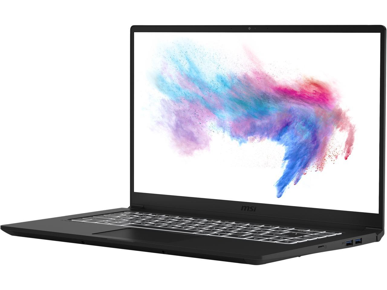 MSI Laptop Modern 15 A10M-014 Intel Core i5 10th Gen 10210U (1.60 GHz) 8 GB Memory 512 GB NVMe SSD Intel UHD Graphics 15.6" Windows 10 Home 64-bit