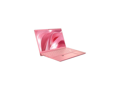 MSI Laptop Prestige 14 A10SC-091 Intel Core i7 10th Gen 10710U (1.10 GHz) 16 GB Memory 512 GB NVMe SSD NVIDIA GeForce GTX 1650 Max-Q 14.0" Windows 10 Pro 64-bit (Limited Edition w/ Pink Carry Bag, Mouse, Rubber Lucky Keychain)