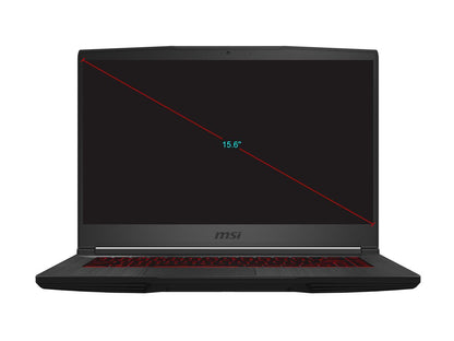 MSI GF65 THIN 9SEXR-250 - 15.6" - Intel Core i7-9750H - GeForce RTX 2060 - 8 GB DDR4 - 512 GB SSD - Gaming Laptop