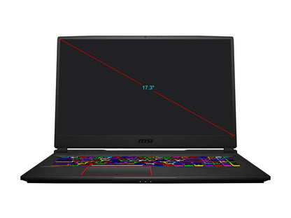 MSI GE75 Raider 10SF-019, 17.3" Gaming Laptop, Intel Core i7-10750H, RTX 2070, 16 GB Memory, 512 GB SSD