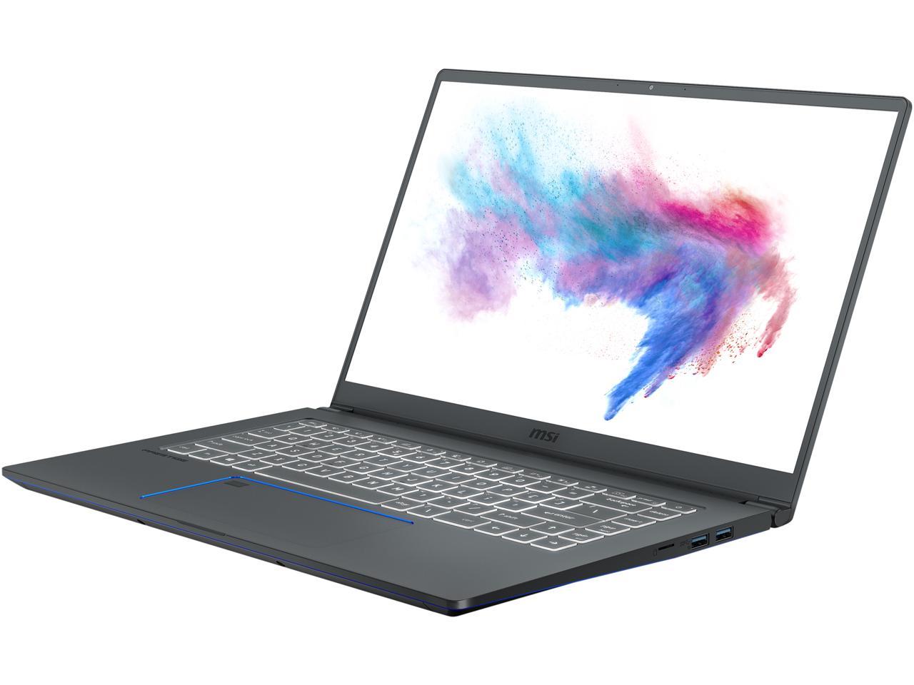 MSI Laptop Prestige 15 A10SC-296 Intel Core i7 10th Gen 10510U (1.80 GHz) 16 GB Memory 1 TB NVMe SSD NVIDIA GeForce GTX 1650 Max-Q 15.6" Windows 10 Home 64-bit